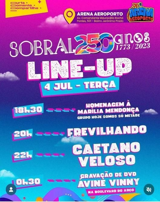 Aniversário de Sobral • 2023
